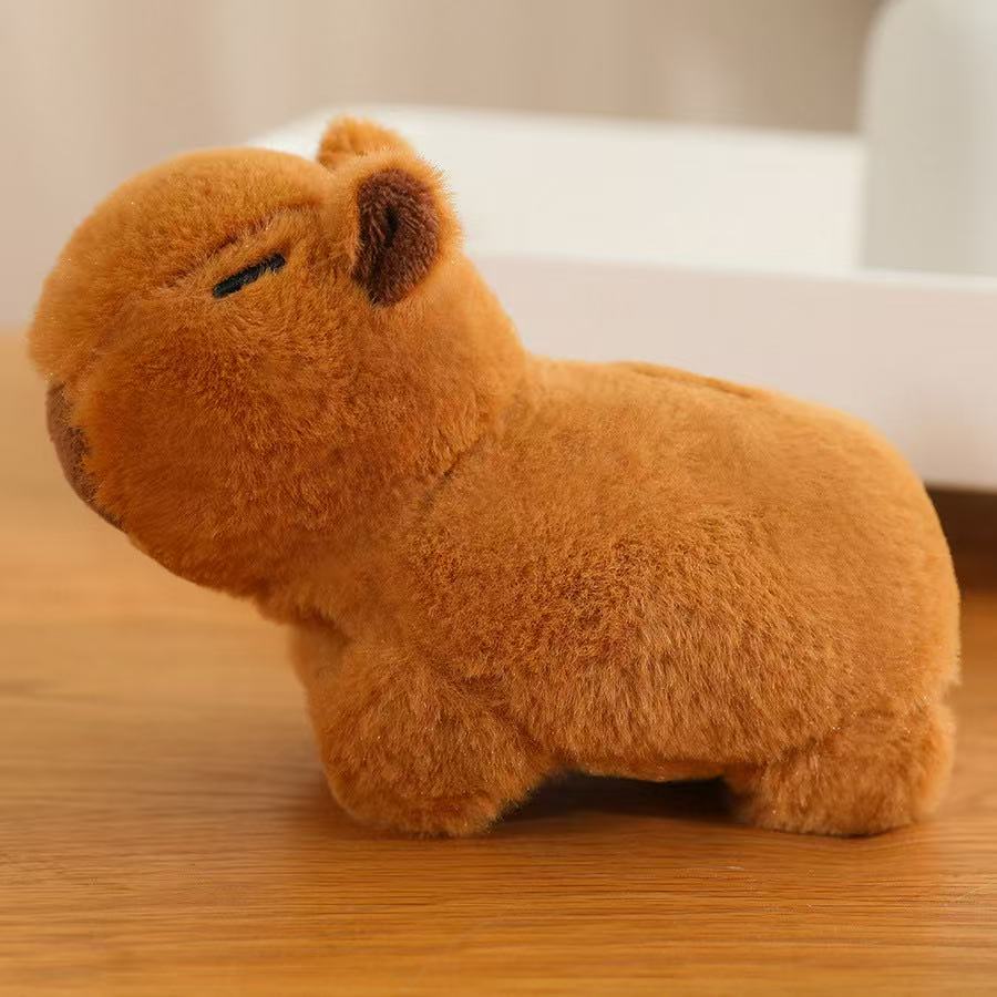 20cm Simulation New Capibala Wristband Stuffed Plush Toy Cartoon Anime Cute Pillow Cushion Children's Birthday Gift Fun Doll