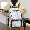 Schoolbag New Korean Girl High School Student Schoolbag Versatile, Lightweight and High-value Backpack, Cute Junior High School Student Burden