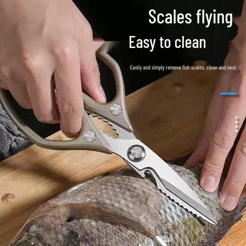 Zhishi Aluminum Handle Multi-function Stainless Steel Scissors