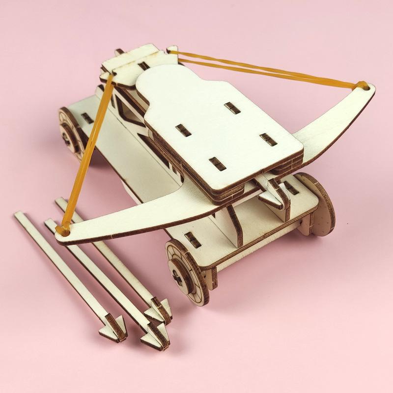 

Набор арбалета «Сделай сам» для студентов: Набор для научного проекта ручной работы Long Crossbow Car (1 set)