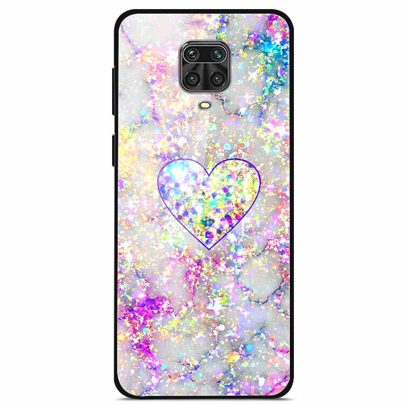For Xiaomi Redmi Note 9 Pro Case Tempered Glass Hard Phone Back Cover for Redmi Note 9S 9 S Cases Hongmi Note9S Note9 9Pro Coque