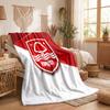 Nottingham Forest Tema Fleecepledd Koselig Mykt Plysjpledd For Soverom Sofa Reise