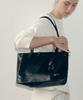 Jillstuart Acc [Facette] Facette Foldable Cowhide Shopper Bag Black