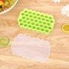 Food Grade Ice Cube Tray Silicone Mold for Whiskey Cocktail, Honeycomb Forms