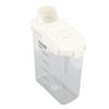 Cereal Storage Container with Pourable Spout Ergonomic Handle Lid Scale Timing Airtight Damp Proof Plastic Rice Storage