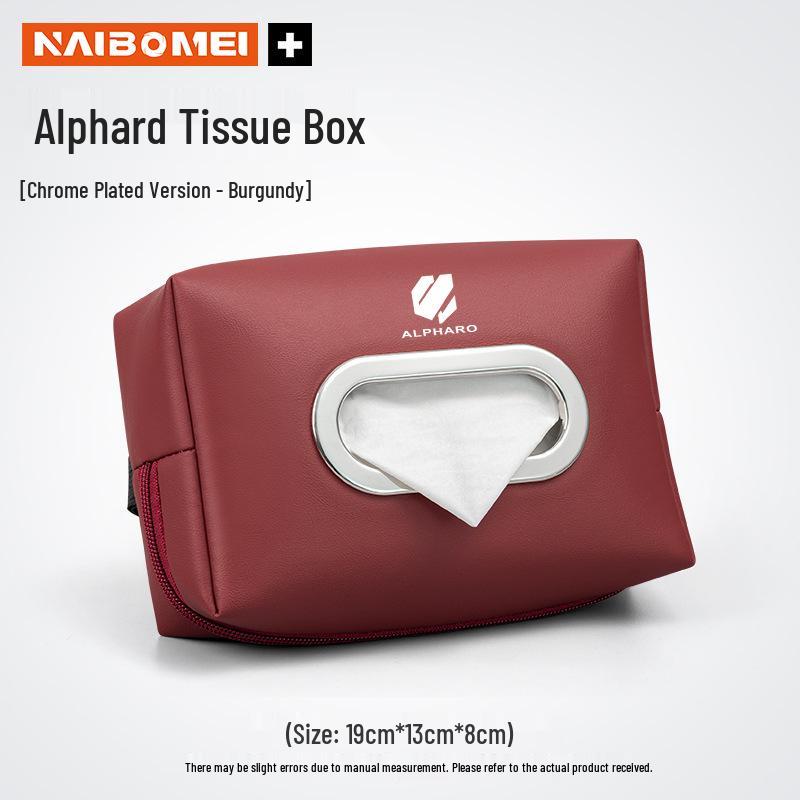 Toyota Alphard Tissue Holder: Armrest & Seat Back Hanging Car Accessory