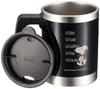 Snoopy Stainless Steel Mug THERMO 400ml Black "PEANUTS MUG"