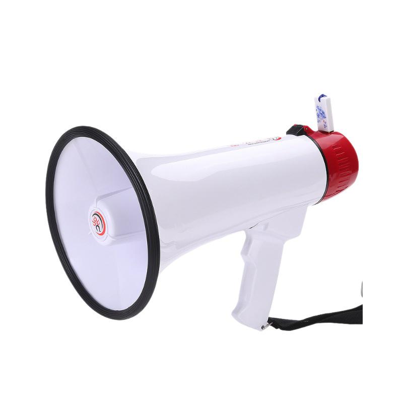 Thunder King CR-78 Handheld Megaphone with Recording, Card Slot, 35W Horn Speaker for Outdoor Use