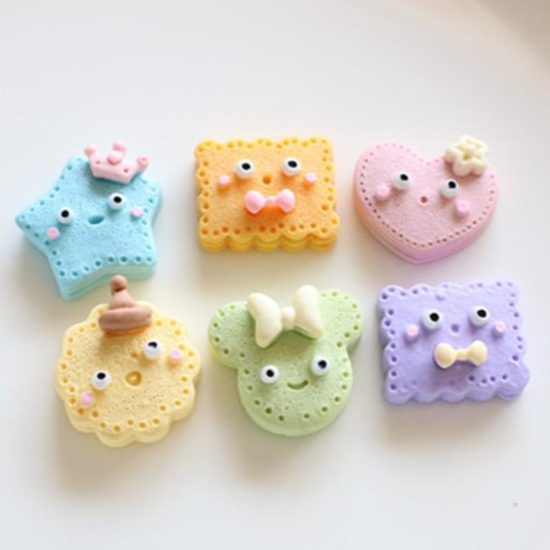 Kawaii Pink Stars Fridge Magnets Big Eyes Biscuits Hearts Fridge Stickers Children Gifts Home Decor