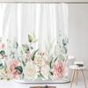 Shower Curtain Nordic style Fresh Plant Flower leaf 3D Printing Shower Curtains Polyester Waterproof Home Decor Curtain 180x180