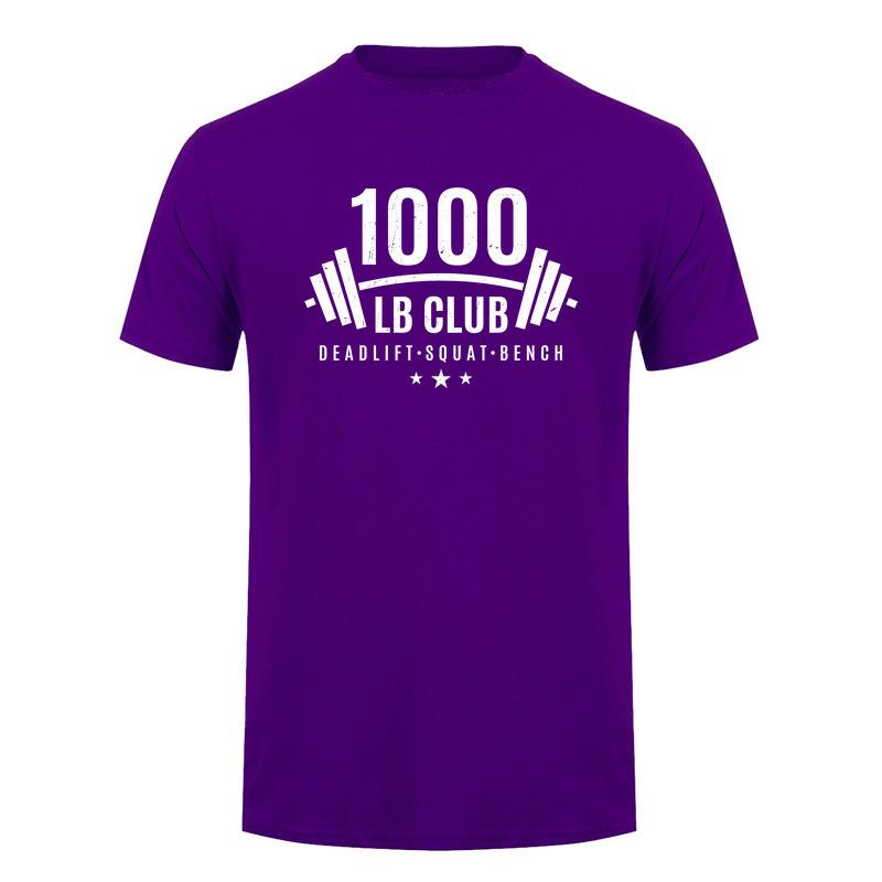 1000 Lb Club Deadlift Squat Bench Weightlifting T Shirt Bodybuilder Gym Fitness Tshirts Da537