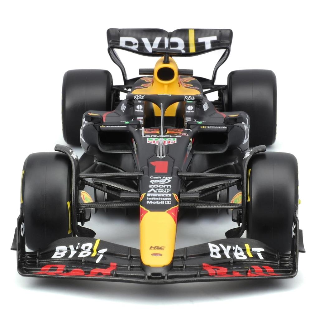 Burago 1/24 Red Bull F1 RB19 #1 Max Verstappen 2023 with Figure Burago Red Bull Max Verstappen Mini Car