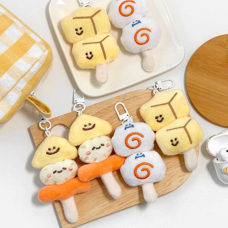 Fish Cake Skewer Keychain