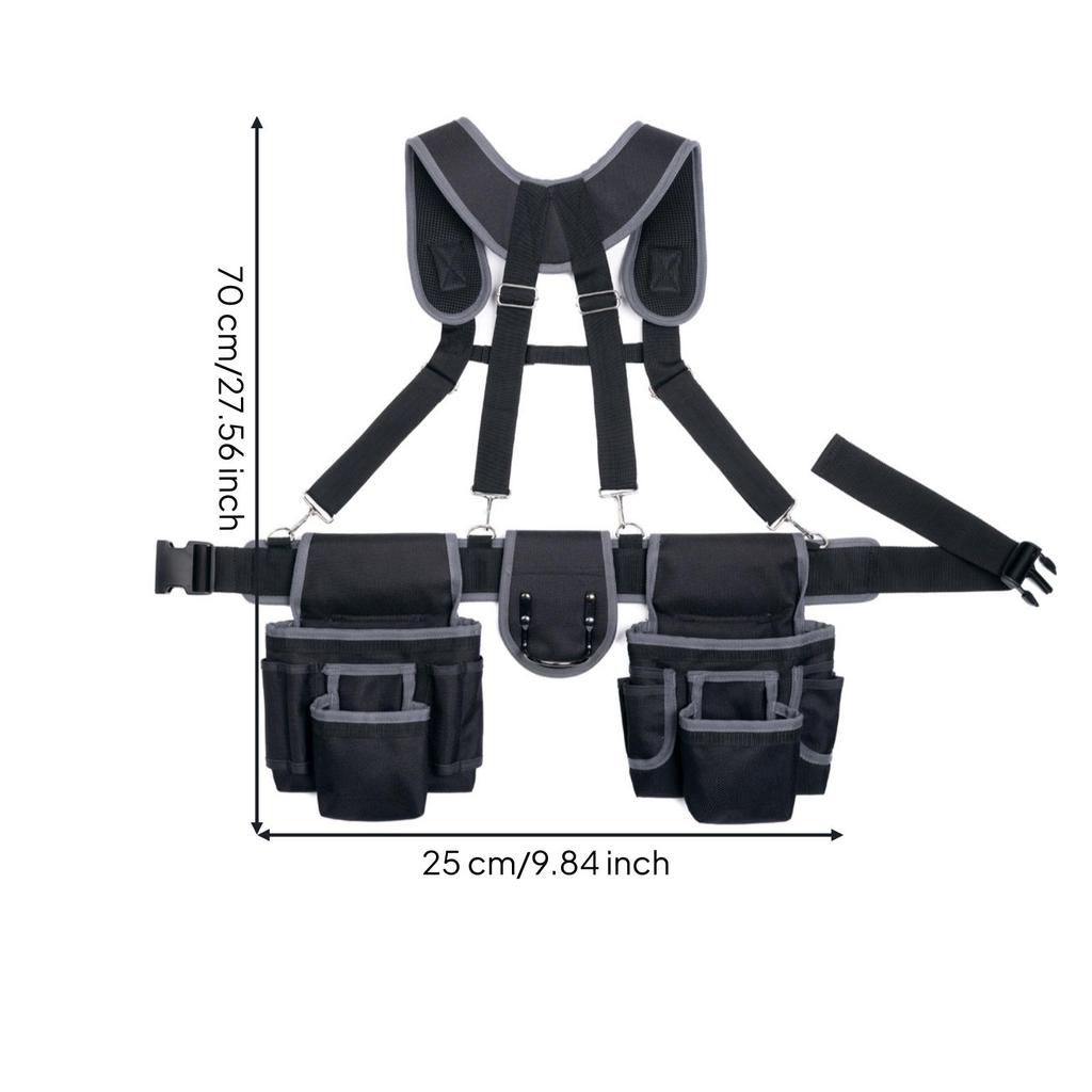 Work Belt with Pockets | Secure, support system Rig, for Construction Sites,