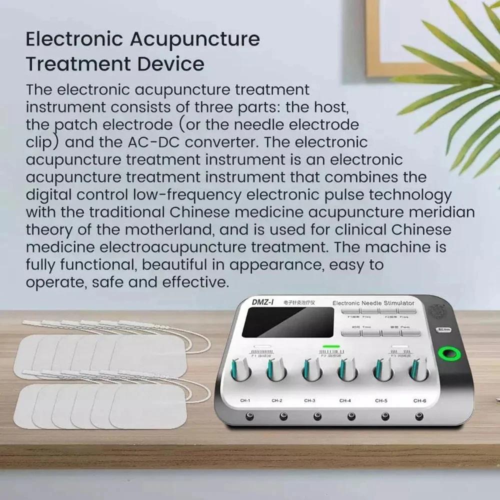 6 Output Electroacupuncture Muscle Stimulator TENS Neuromuscular Relaxation Massager Portable Multi-Mode Acupuncture and Moxibustion Device