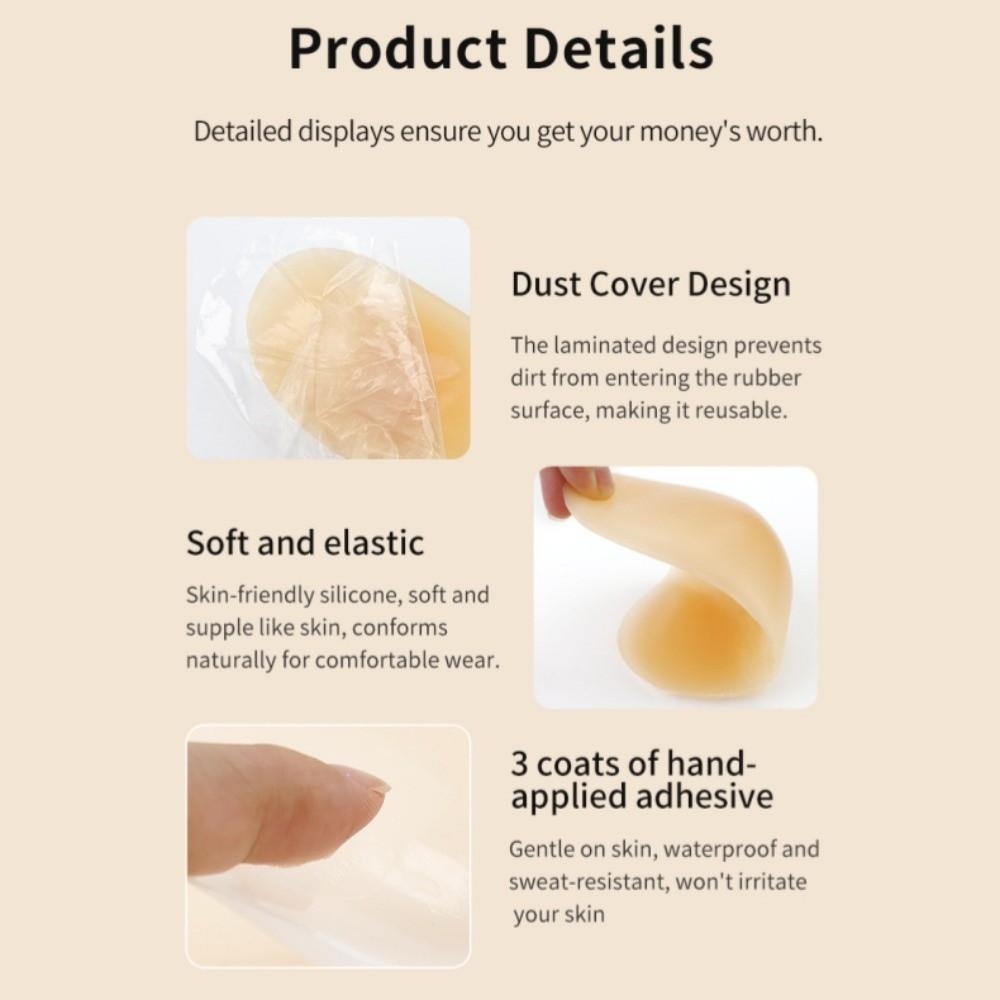 Breathable Invisible Shoulder Pad 120g Silicone Shoulder Enhancer  Shoulder Shaper