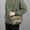 Men's Tactical Camouflage Crossbody Bag -Vintage   Nylon Chest Pack (Vintage Army Sling Bag for Hunting/Outdoors)
