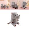 Plush Rhino Toy Animal Doll Gift For Kids Sleep Comforters For Children