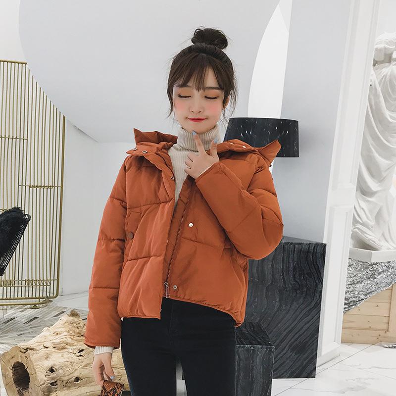 IELGY Neue Winter Daunen Kurz Kurz Brot Jacke Koreanische Version von Dicke Kleine Baumwolljacke Locker Gepolsterte Jacke