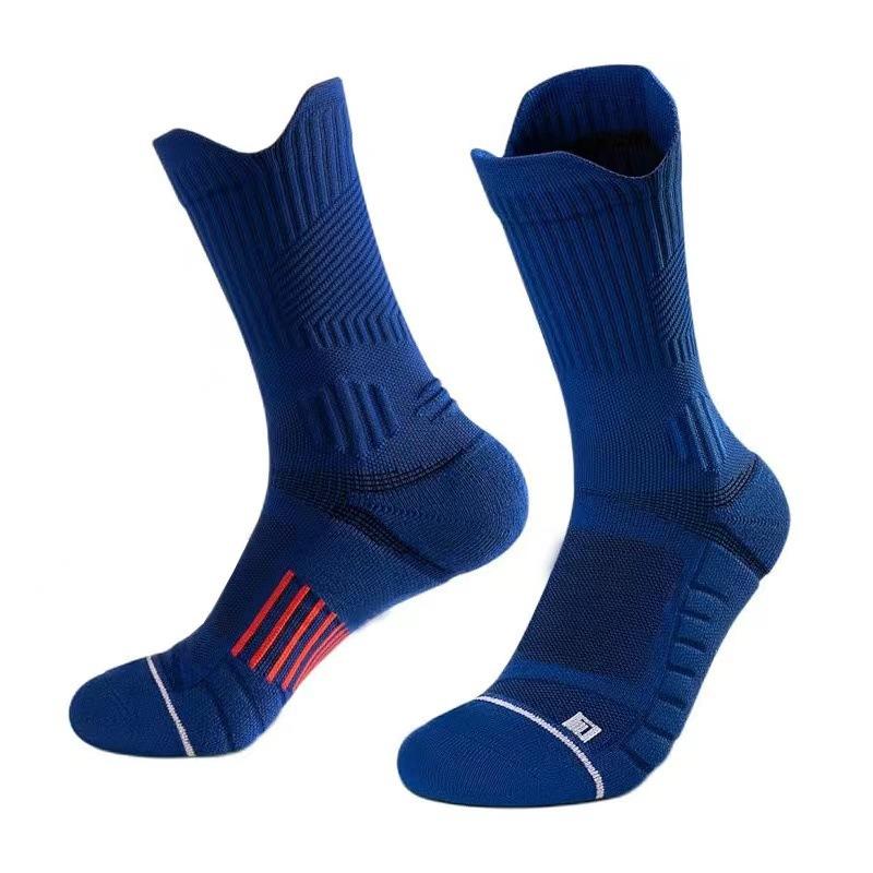 Pro Performance Basketball Socks High Top Cushioned Terry Athletic Socks for Men Women, Extra Large Long Tube Running Socks