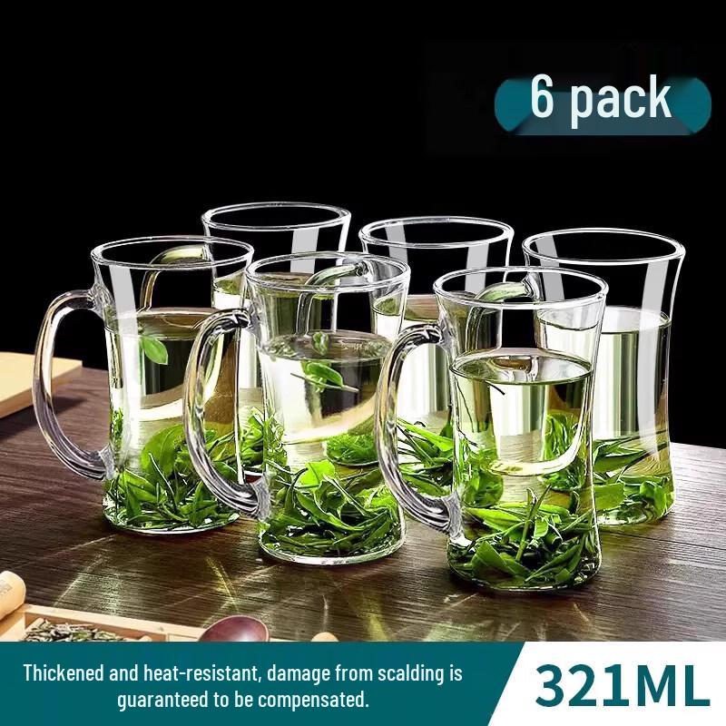 ZISIZ Heat-Resistant Glass Mug
