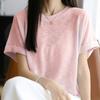 Navava Women Daily Loose FiT Thin Round Neck ShorT Sleeve T shirT nT3305