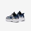 Anta Kids Synthetic Leather Fashion Versatile Lightweight Shock Absorbing Low Top Running Shoes Kids sneaker Blue Silver A12449977N-1