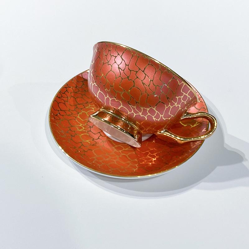 Light Luxury Bone China Coffee Cup And Saucer Gift Box, High-End Exquisite Couple Cup Set, Niche Cup, Girlfriend Wedding Gift.