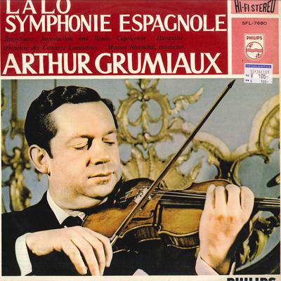 LP Record ARTHUR GRUMIAUX ORCHESTRE DES CONC  Lalo Sympohonie Espagnole SFL7680 PHILIPS Japan Classical Used