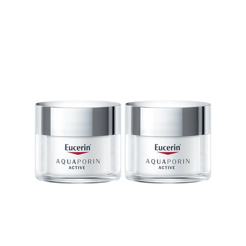 

Eucerin Aqua Porin Active Cream 50ml x 2 Four Normal To Combination Skins