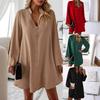 New European and American Long Sleeved Dress