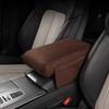 Car Armrest Cushion Suede Armrest Cup Holder Center Console Increased Elbow Support  Armrest Cushion Vehicle Arm Storager Box