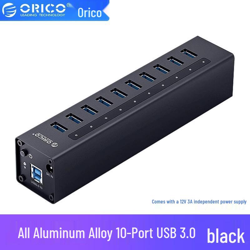 ORICO A3H High-Speed USB 3.0 Four-Port Expansion Hub with Power Supply