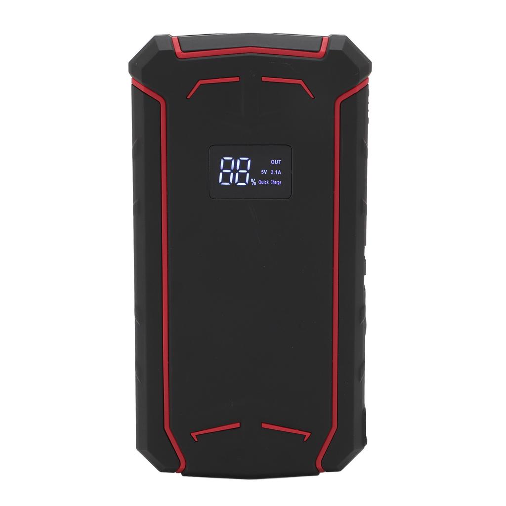 Portable Car Battery Jump Starter 600A 12V Gas 4.0L Diesel 2.5L Dual USB 12000mAh Power Bank