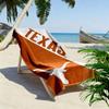Texas Longhorns Print Beach Towel, Large Soft Quick Dry Towel for Beach Camping Swimming