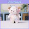 Sheep Plush Toy Keyring With Short Pile Fabric For Backpack Decorations