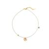 Retro Rocking Horse Pearl Necklace with Colorful Enamel - Luxurious Clavicle Chain