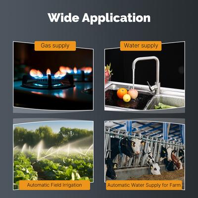 For ZigBee Smart Battery Water Gas Valve Controller Compatible with Alexa Google Home Water Valve Gas Shutoff Controller