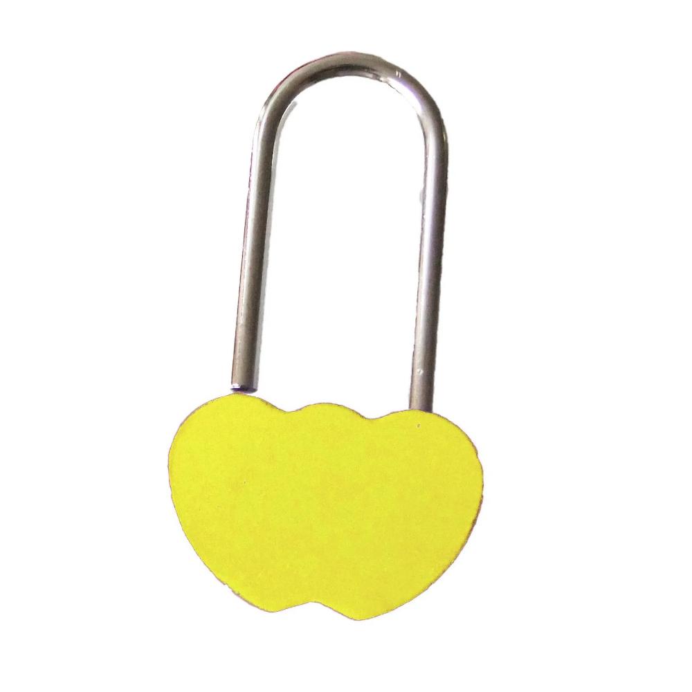 Love Without Key Heart Shape Couples Anniversary Wish Lock Wedding Gifts Keepsake Love Padlock