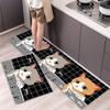 Tapis de Cuisine Dessin Animé Patte de Chat Colorée Imperméable Antidérapant Runner Tapis Facile à Nettoyer Impression Animale Décor de Cuisine Tapis Décoration Intérieure