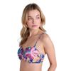 Womens/Ladies Docks Flowers Bandeau Bikini Top