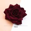 Real Touch Artificial Roses Flowers 10CM Fake Flowers Silk Roses Head  Party Wedding Decor