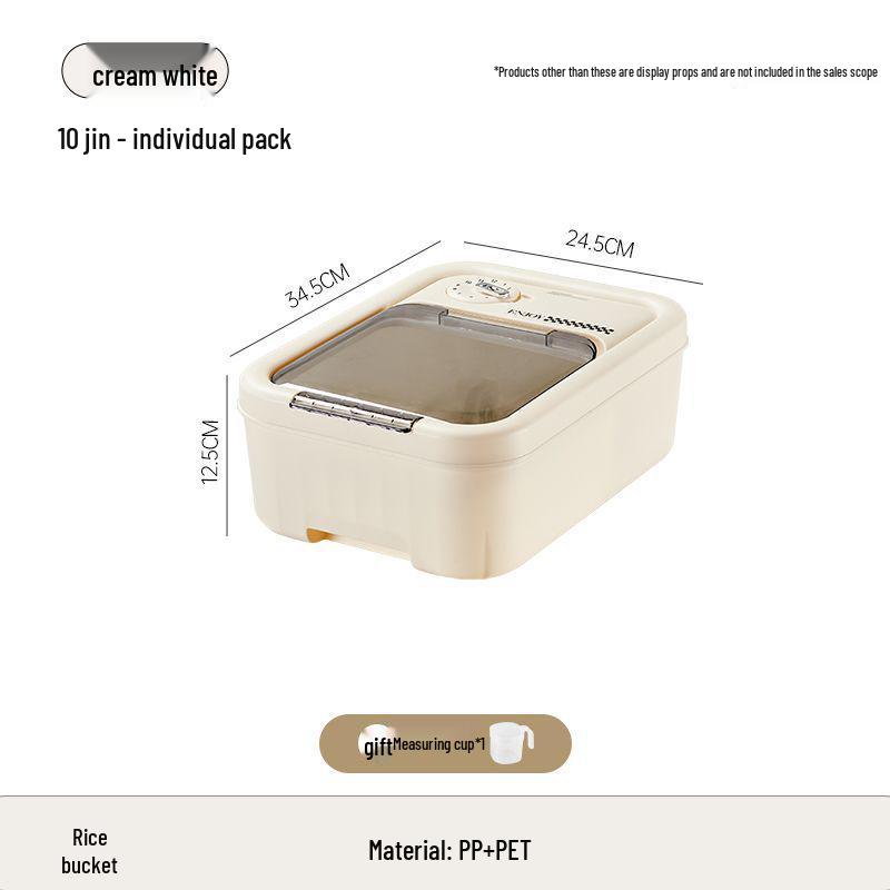 Sealed Insect-Proof Rice Storage Bin with Moisture Protection