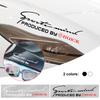1Pcs Car Front Head Light Eyebrow 3D Sticker Decorator Sport Design For Lacrosse Avenir Envision Angkola Electra Anthem Cascada Avista Riviera