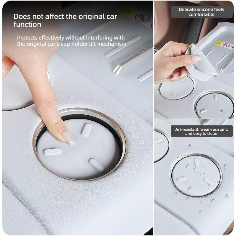 Suitable for Avatr 07 Car coasters silicone car center console water cup slots anti slip car accessories