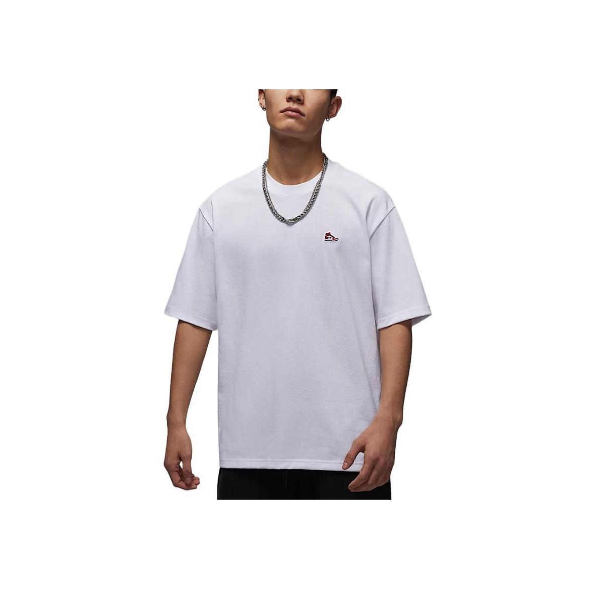 

Jordan Fashionable Comfortable Versatile Short Sleeve T-Shirt Men Tops White HJ2327100 XL