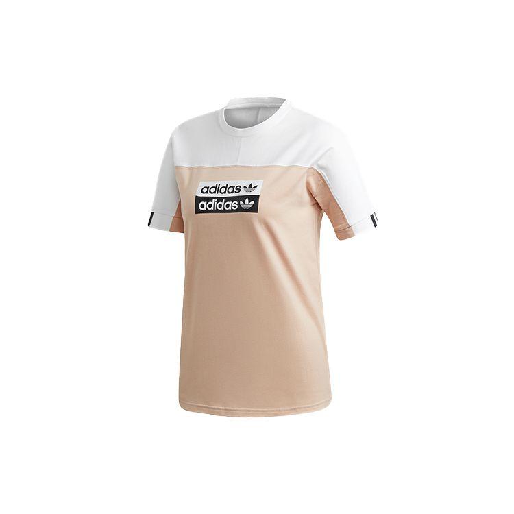 

Adidas Originals Round Neck Pullover Short Sleeve T-Shirt Breathable Women T-Shirt FL0054 34