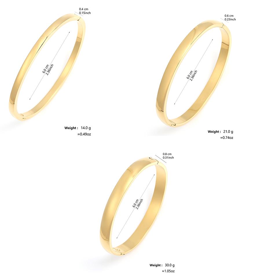 ZAKOL New Fashion 4mm/6mm/8mm Stainless Steel Bracelet Bangle For Men Couples Matching Charm Cuff Wrist Luxury Mens Jewellery