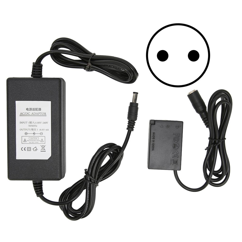 DRE18 DC Coupler Dummy Battery with Power Adapter for EOS RP Mirrorless 760D 750D 800D 850D 77D 200D
