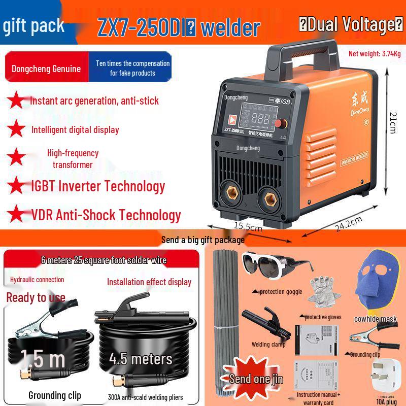 Electric Inverter DC Welder 220V/380V - Industrial Grade, Single/Three-Phase, Spot Welding Source